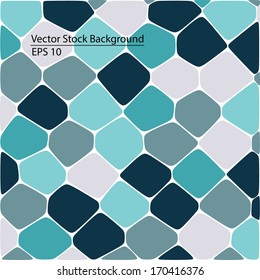 Abstract vector background - tile, pavement, mosaic
