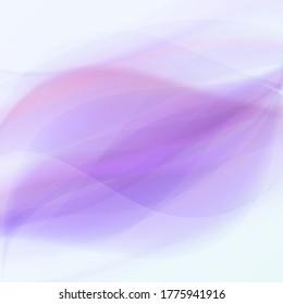Abstract vector background, transparent waved lines for brochure, website, flyer design. Purple smoke wave. Abstract smooth wave vector. 