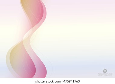 Abstract vector background, transparent waved lines for brochure, website, flyer design.