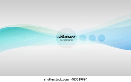 Abstract vector background, transparent waved lines for brochure, website, flyer design.