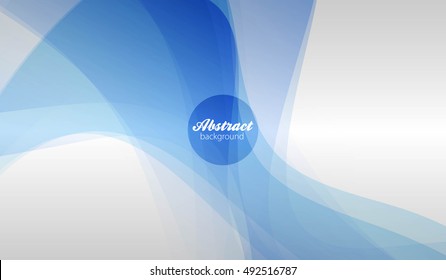 Abstract vector background, transparent waved lines for brochure, website, flyer design.