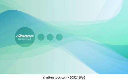 Abstract vector background, transparent waved lines for brochure, website, flyer design.