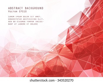 Resumen del fondo vectorial. Patrón triangular.