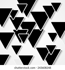 Abstract Vector Background with Triangles