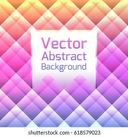 Abstract vector background with triangles, bright gradient background and place for text for your design