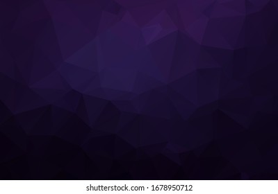 Abstract vector background from triangles. Background color is dark, blue. Gradient pattern for design decoration. Conceptual background eps10