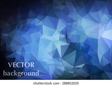 Abstract vector background of triangles polygon wallpaper. Web design in bright colors EPS10