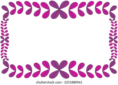 Resumen de fondo vectorial con ramas y hojas en colores degradados, espacio vacío para texto o mensaje