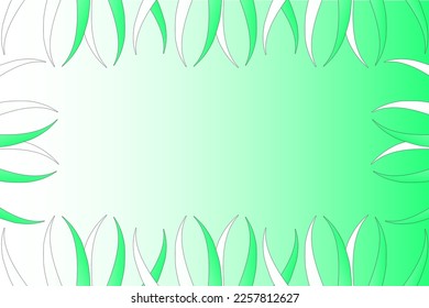 Abstract vector background with twigs and leaves in gradient colors, empty space for text or message	