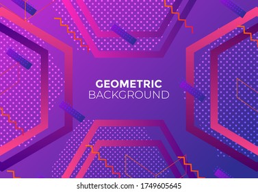 Abstract vector background for use in design