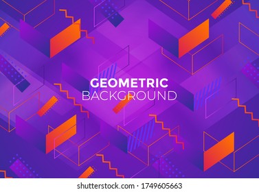 Abstract vector background for use in design
