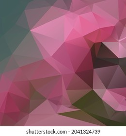 Abstract vector background for use in design. Colorful gradient mosaic backdrop. Geometric hipster triangular background, vector. Modern Wallpaper. 