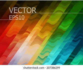 Abstract vector background for use in design. Colorful geometric background.