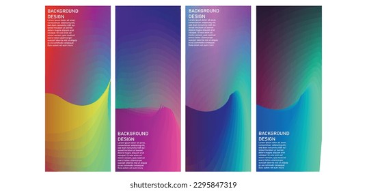Abstract vector background for use in design