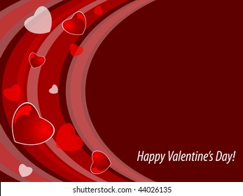 abstract vector background for valentine's day