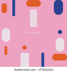 fondo vectorial abstracto con una variedad de colores y formas armoniosas