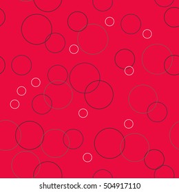 An abstract vector background of various circles