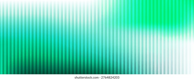 Abstract vector background with vertical gradient lines in shades of green, blue, and white, creating a dynamic and modern visual effect.