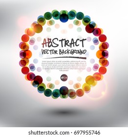 Abstract vector background. Virus. Can be used for poster, brochure, flyer and advertisement material. Vector illustration. Eps10.