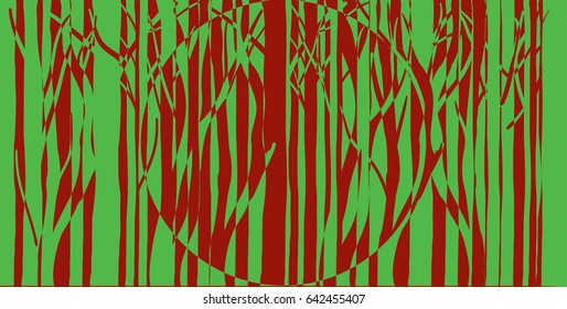 Abstract vector background
vivid red and green, psychedelic texture