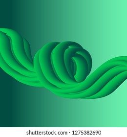 Abstract vector background. Volume of the blend line. Beautiful gradient transition.