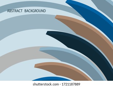Abstract vector background. Volumetric geometric shapes. Cover design for magazine, book, screensaver, banner.