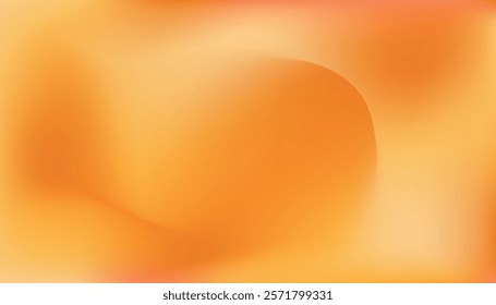 Abstract vector background. Abstract Warm Gradient in Orange Tones. A smooth abstract gradient featuring warm orange and yellow hues blending seamlessly, perfect for backgrounds or digital designs