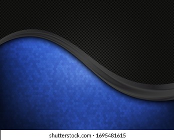 Abstract vector background with wave. Vector illustration.