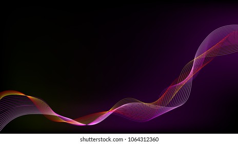Abstract vector background, wave line  for brochure, website, flyer 