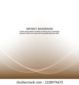 
Abstract vector background of wave lines on light dark background