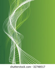 abstract vector background with wave lines