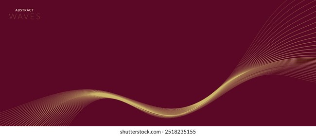 abstract vector background with waves