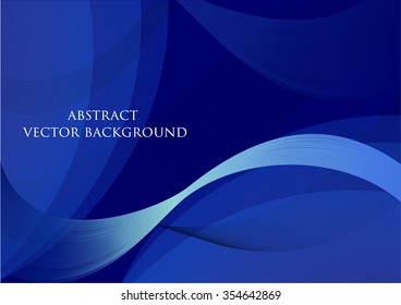 Abstract vector background with waves 