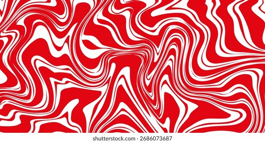 Vetor abstrato de fundo de ondas. Ilusão óptica 3D - arte em linha.