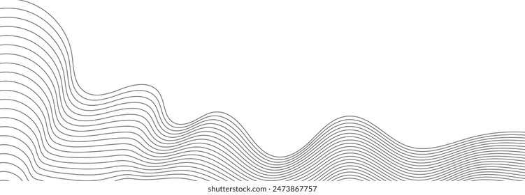 Fondo de Vector Abstractas con ondas. EPS10