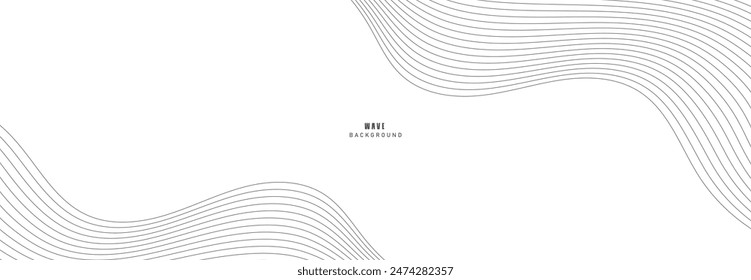 Abstract vector background with waves. EPS10