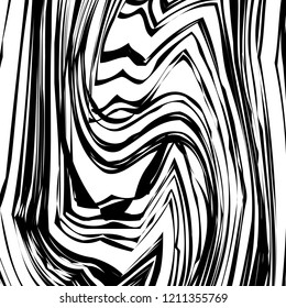 Abstract Vector Background of Waves, Line Stripes Irregular Wave Background, Abstract Minimal Design, Stylized Flowing Water 3d Illusion, Graphic Line Art