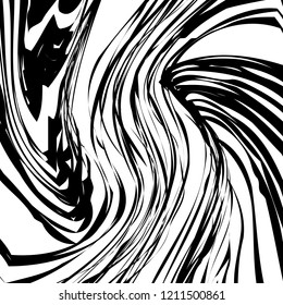 Abstract Vector Background of Waves, Line Stripes Irregular Wave Background, Abstract Minimal Design, Stylized Flowing Water 3d Illusion, Graphic Line Art
