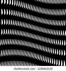 Abstract Vector Background of Waves, Line Stripes Irregular Wave Background, Abstract Minimal Design, Stylized Flowing Water 3d Illusion, Graphic Line Art