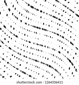 Abstract Vector Background of Waves, Line Stripes Irregular Wave Background, Abstract Minimal Design, Stylized Flowing Water 3d Illusion, Graphic Line Art