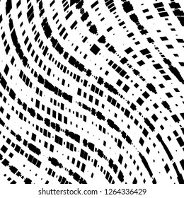 Abstract Vector Background of Waves, Line Stripes Irregular Wave Background, Abstract Minimal Design, Stylized Flowing Water 3d Illusion, Graphic Line Art