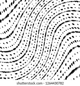 Abstract Vector Background of Waves, Line Stripes Irregular Wave Background, Abstract Minimal Design, Stylized Flowing Water 3d Illusion, Graphic Line Art

