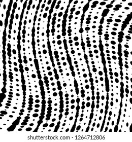 Abstract Vector Background of Waves, Line Stripes Irregular Wave Background, Abstract Minimal Design, Stylized Flowing Water 3d Illusion, Graphic Line Art