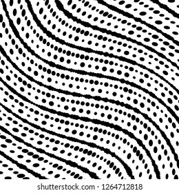 Abstract Vector Background of Waves, Line Stripes Irregular Wave Background, Abstract Minimal Design, Stylized Flowing Water 3d Illusion, Graphic Line Art