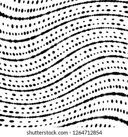 Abstract Vector Background of Waves, Line Stripes Irregular Wave Background, Abstract Minimal Design, Stylized Flowing Water 3d Illusion, Graphic Line Art