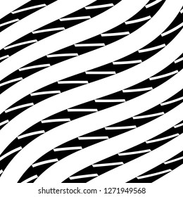 Abstract Vector Background of Waves, Line Stripes Irregular Wave Background, Abstract Minimal Design, Stylized Flowing Water 3d Illusion, Graphic Line Art