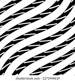 Resumen Vector Fondo de Ondas, Bandas de Línea Fondo de Onda Irregular, Diseño Mínimo Abstracto, Agua Fluida Estilizada Ilusión 3d, Línea Gráfica Arte