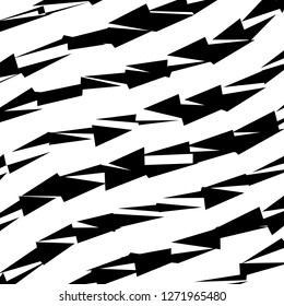 Abstract Vector Background of Waves, Line Stripes Irregular Wave Background, Abstract Minimal Design, Stylized Flowing Water 3d Illusion, Graphic Line Art