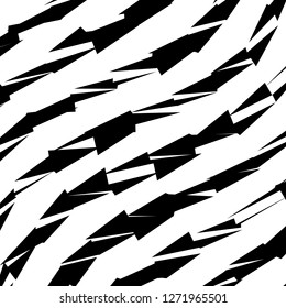 Abstract Vector Background of Waves, Line Stripes Irregular Wave Background, Abstract Minimal Design, Stylized Flowing Water 3d Illusion, Graphic Line Art