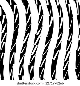 Vetor abstrato Fundo de ondas, Listras de linha Fundo de ondas irregulares, Design mínimo abstrato, água fluente estilizada Ilusão 3d, Arte de linha gráfica